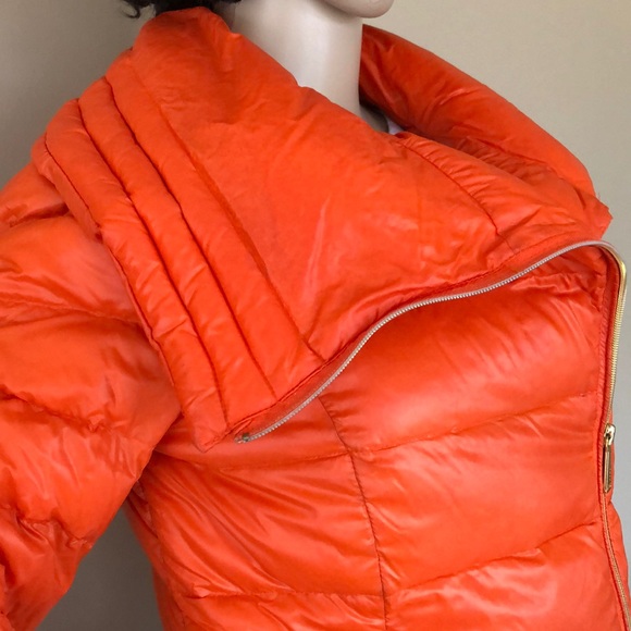 BCBGeneration orange moto puffer - Picture 3 of 8